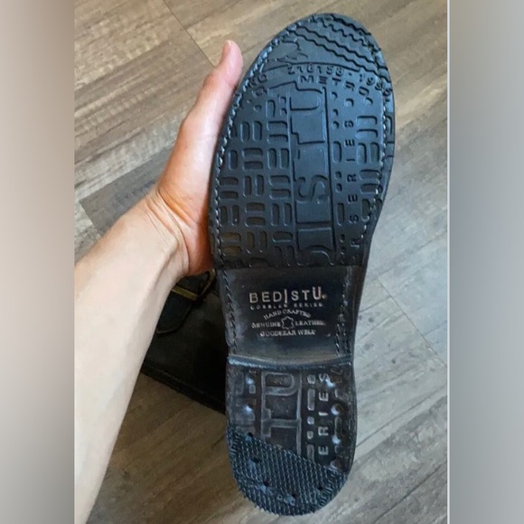 Bed Stu GoGo Lug Boots in Black Lux. - Picture 5 of 8